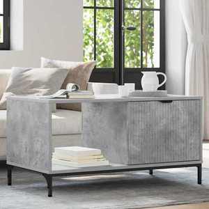 vidaXL Masă de cafea Gri beton 90 x 49 x 46 cm Lemn compozit imagine