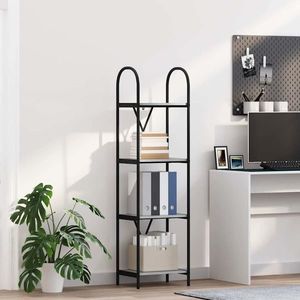 vidaXL Raft pentru cărți sonoma gri 40 x 30 x 146 cm Lemn compozit imagine
