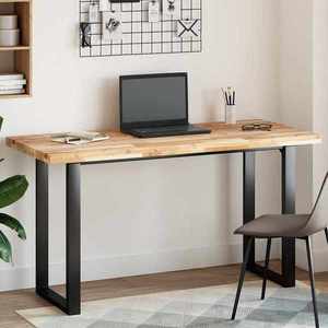 vidaXL Blat de masă, 140x60x4 cm, dreptunghiular, lemn masiv de acacia imagine