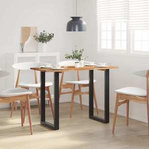 vidaXL Masă de bucătărie, 110x50x76 cm, lemn masiv de acacia imagine