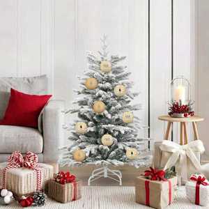 vidaXL Set de Globuri de Crăciun 15 pcs Auriu Plastic imagine