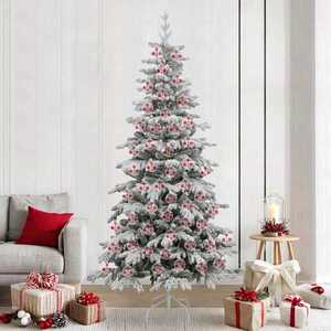 vidaXL Set de Globuri de Crăciun 100 pcs Transparent Ø 10 cm imagine