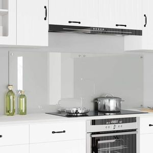 vidaXL Spate de bucătărie Transparent 80 x 60 cm sticlă securizată imagine