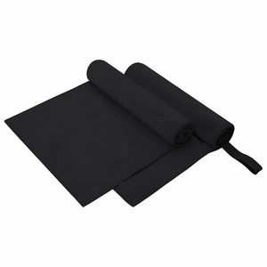 vidaXL Prosoape Sport 2 pcs Negru 100 x 50 cm Poliester și poliamidă imagine