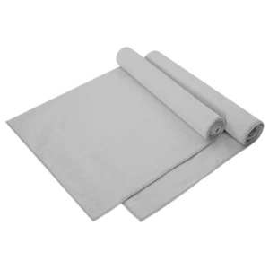 vidaXL Prosoape Sport 2 pcs Gri 140 x 70 cm Poliester și poliamidă imagine