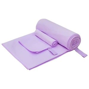 vidaXL Set de Prosoape Sport 2 pcs Violet țesătură imagine