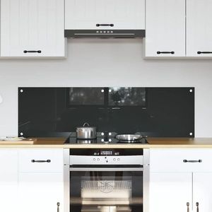 vidaXL Spate de bucătărie 2 pcs Gri închis 70 x 40 cm imagine