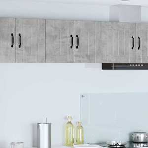 vidaXL Dulap de bucătărie Gri din beton 30 x 31 x 40 cm Lemn compozit imagine