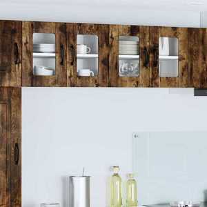 vidaXL Dulap de bucătărie Stejar fumuriu 60 x 31 x 40 cm Lemn compozit imagine