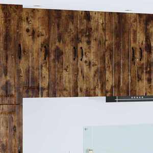 vidaXL Dulap de bucătărie Stejar fumuriu 30 x 31 x 80 cm Lemn compozit imagine