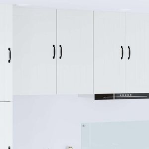 vidaXL Dulap de bucătărie cu raft Alb 40 x 31 x 80 cm Lemn compozit imagine