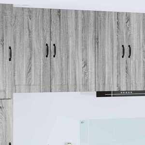 vidaXL Dulap de bucătărie Gri Sonoma 50 x 31 x 80 cm Lemn compozit imagine