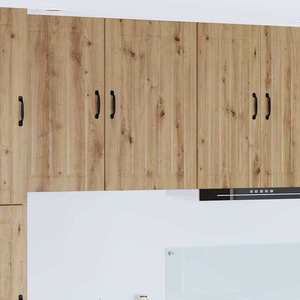 vidaXL Dulap de bucătărie cu raft Stejar Artizanal 50 x 31 x 80 cm imagine