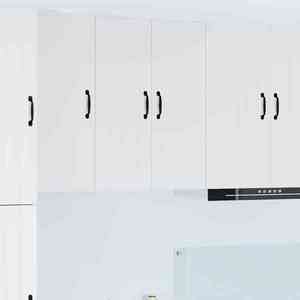 vidaXL Dulap de bucătărie cu raft Alb 60 x 31 x 80 cm Lemn compozit imagine