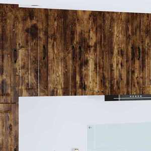 vidaXL Dulap de bucătărie Stejar fumuriu 60 x 31 x 80 cm Lemn compozit imagine