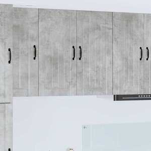 vidaXL Dulap de bucătărie Gri din beton 80 x 31 x 80 cm Lemn compozit imagine