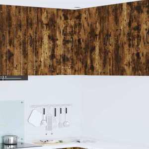 vidaXL Dulap de bucătărie Stejar fumuriu 57 x 57 x 80 cm Lemn compozit imagine