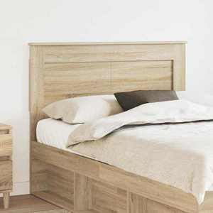 vidaXL Tăblie cap cu headboard Stejar Sonoma 120 cm Lemn compozit imagine