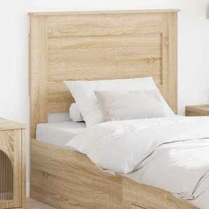 vidaXL Tăblie cap cu headboard Stejar Sonoma 80 cm Lemn compozit imagine