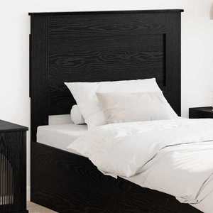 vidaXL Tăblie cap cu headboard Stejar Negru 75 cm Lemn compozit imagine