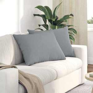 vidaXL Perne pentru canapea 2 pcs Gri deschis 70 x 50 cm țesătură imagine