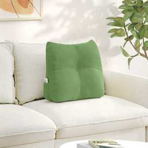 vidaXL Perna pentru spate Verde deschis 45 x 24 x 50 cm Catifea imagine