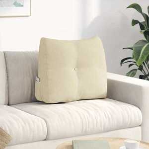 vidaXL Perna pentru spate Crem 60 x 24 x 50 cm țesătură imagine