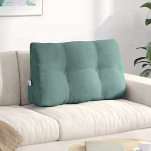 vidaXL Perna pentru spate Verde Mării 80 x 24 x 50 cm Catifea imagine