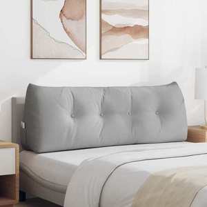 vidaXL Perna pentru spate Gri nori 140 x 24 x 50 cm țesătură imagine