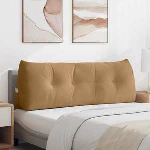 vidaXL Perna pentru spate Maro 140 x 24 x 50 cm Catifea imagine
