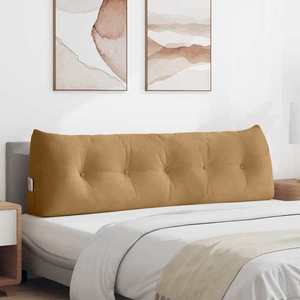 vidaXL Perna pentru spate Maro 160 x 24 x 50 cm Catifea imagine