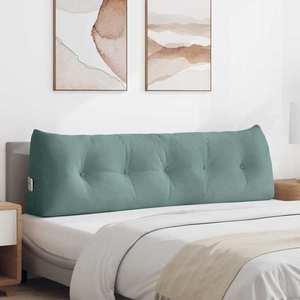 vidaXL Perna pentru spate Verde Mării 160 x 24 x 50 cm Catifea imagine