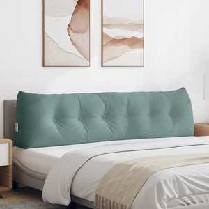 vidaXL Perna pentru spate Verde Mării 180 x 24 x 50 cm Catifea imagine