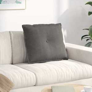 vidaXL Perna pentru spate Gri deschis 60 x 50 cm Țesătură din corduroy imagine