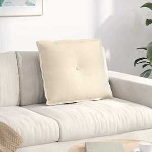 vidaXL Perna pentru spate Crem 60 x 50 cm Țesătură din corduroy imagine