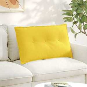 vidaXL Perna pentru spate Galben Deschis 80 x 19 x 50 cm țesătură imagine