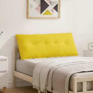 vidaXL Perna pentru spate Galben Deschis 120 x 19 x 50 cm țesătură imagine