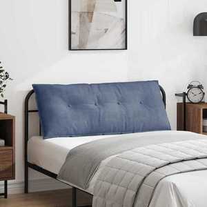 vidaXL Perna pentru spate albastru 120 x 50 cm Țesătură din corduroy imagine