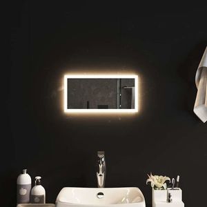vidaXL Oglindă de baie cu LED, 40x20 cm imagine