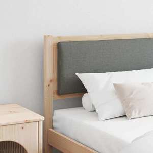 vidaXL Tăblie cap Altele Maro 200 cm Lemn masiv de pin imagine