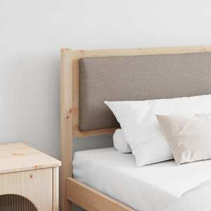 vidaXL Tăblie cap Altele Maro 200 cm Lemn masiv de pin imagine