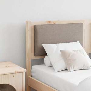 vidaXL Tăblie cap Altele Maro 140 cm Lemn masiv de pin imagine