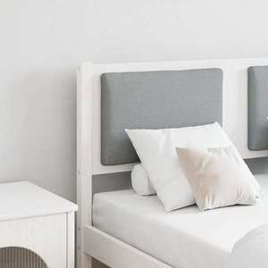 vidaXL Tăblie cap Altele Alb 135 cm Lemn masiv de pin imagine