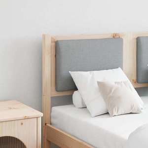 vidaXL Tăblie cap Altele Maro 120 cm Lemn masiv de pin imagine