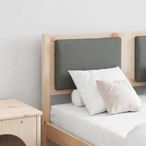 vidaXL Tăblie cap Altele Maro 120 cm Lemn masiv de pin imagine