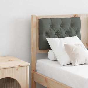 vidaXL Tăblie cap Altele maro și gri închis 120 cm Lemn masiv de pin imagine