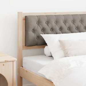 vidaXL Tăblie cap Altele Maroniu și taupe 100 cm Lemn masiv de pin imagine