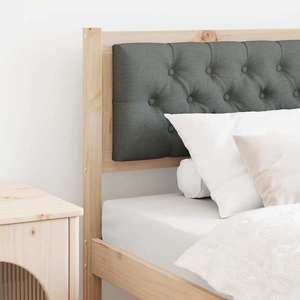 vidaXL Tăblie cap Altele maro și gri închis 90 cm Lemn masiv de pin imagine