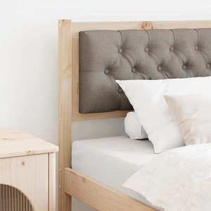 vidaXL Tăblie cap Altele Maroniu și taupe 90 cm Lemn masiv de pin imagine