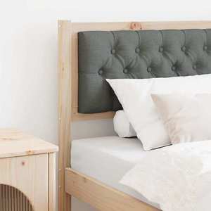 vidaXL Tăblie cap Altele maro și gri închis 80 cm Lemn masiv de pin imagine